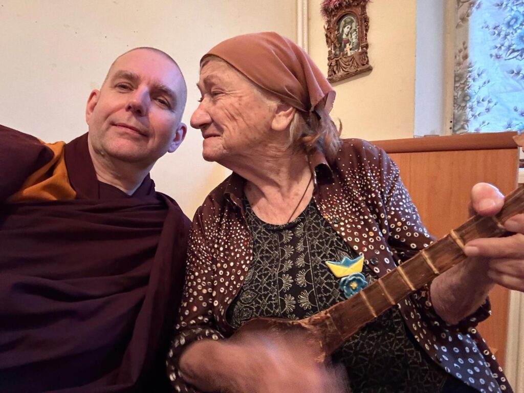 Ven Gendun with Georgian Woman